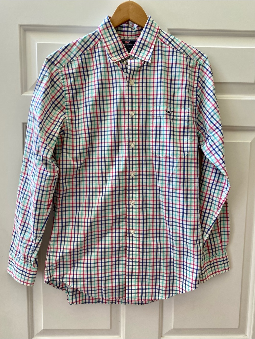 Vineyard Vines Button-up Slim Fit Tucker Shirt S Spring Colors 100% Cotton